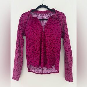 All in Motion Pink and Black Athletic Quarter Zip